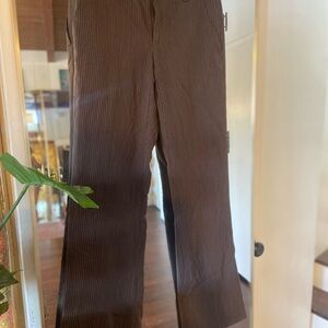 Banana Republic Women's Pin Striped Pants - Brown